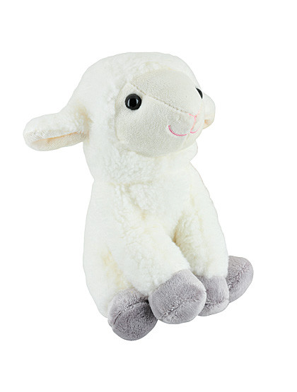 Oster-Set, Plüsch-Schaf (20 cm), Osterbüchlein (12 Seiten)