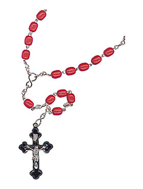 Kostbares Blut-Rosenkranz, 29 cm