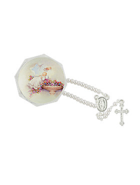 Taufrosenkranz, 16 cm