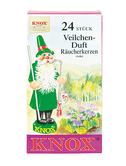 Veilchen-Duft Räucherkerzen, 24 Stück