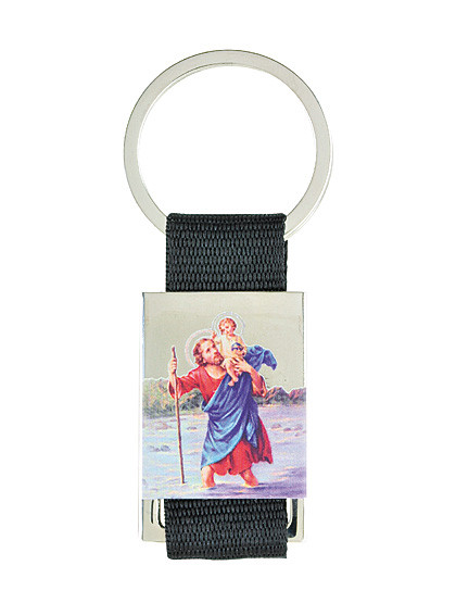 Schlüsselanhänger - Hl. Christophorus, 8,5 cm