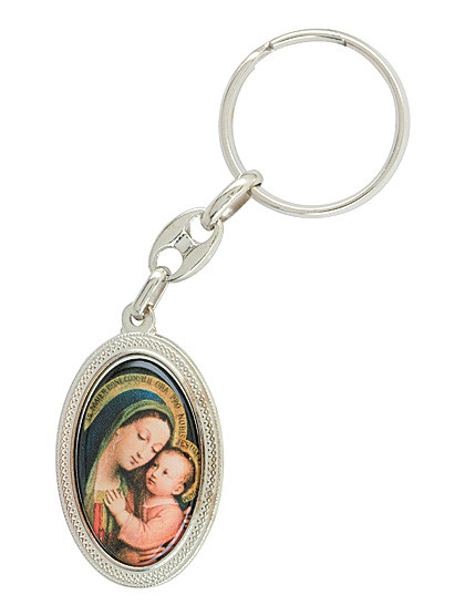 Maria vom guten Rat-Schlüsselanhänger, 9 cm