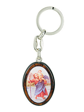 Christophorus-Schlüsselanhänger, 8,5 cm