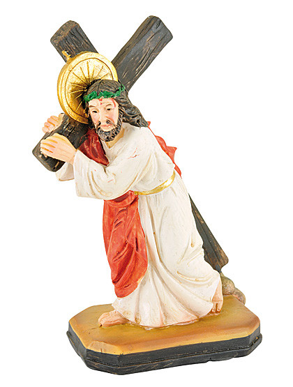 Jesus der Kreuzesträger, 12 cm