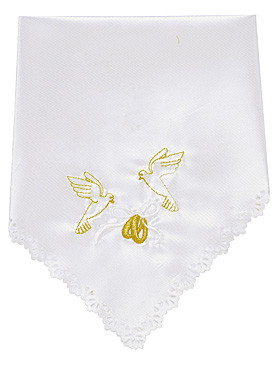 Tuch für den heiligen Bund der Ehe, 35 x 35 cm