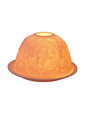 Windlicht mit Reliefbildern, 12 X 7,5 cm