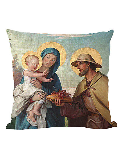 Hl. Familie-Zierkissenbezug, 45 x 45 cm