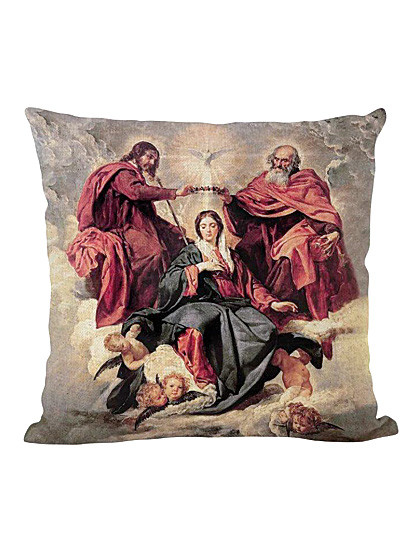 Die Krönung Mariens-Zierkissenbezug, 45 x 45 cm