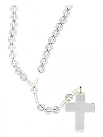 Bergkristall-Rosenkranz, 6 mm