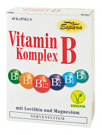 Vitamin-B-Komplex-Kapseln, 60 Kapseln