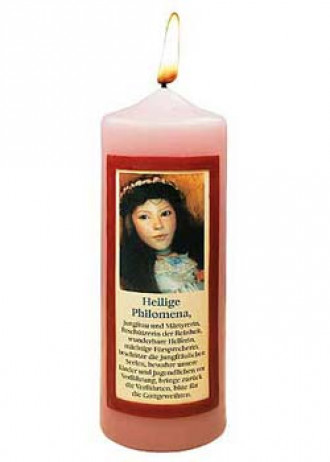 Hl. Philomena-Kerze, 7 x 20 cm