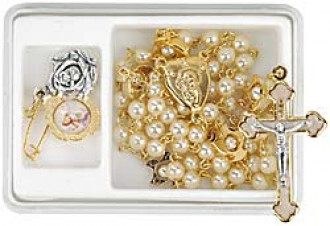 Eucharistischer - Rosenkranzset, 40 cm