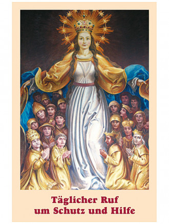 Täglichen Ruf um Schutz und Hilfe, Gebetszettel, 4-seitig