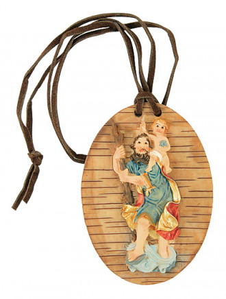 Hl. Christophorus - Amulett, 7 cm