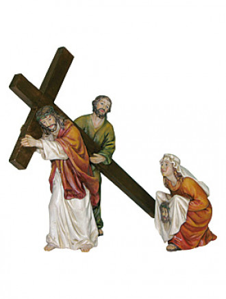 Jesus der Kreuzesträger - Statue, 9,5 cm