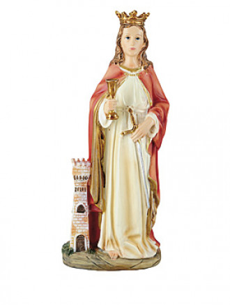 Heilige Barbara-Statue, 22 cm