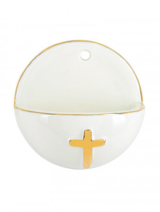 Weihbrunnen aus Porzellan, 8 cm