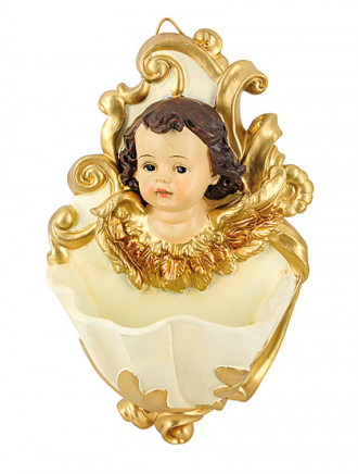 Schutzengel-Weihwasserbecken, 14,5  cm