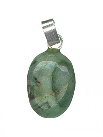 Smaragd-Anhänger, ca. 1,5 cm