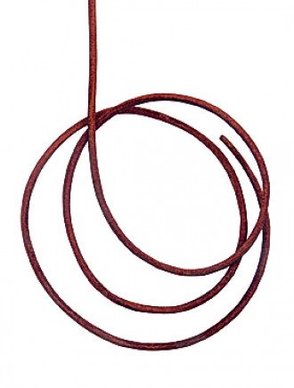 Lederband braun, 1 m