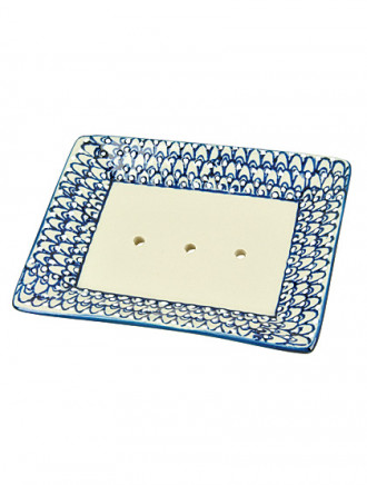 Keramik-Seifenschale, 12 x 10 cm