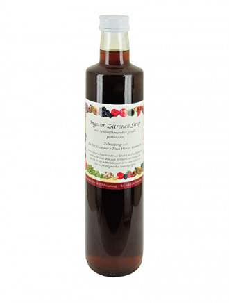 Ingwer-Zitronensirup, 500 ml