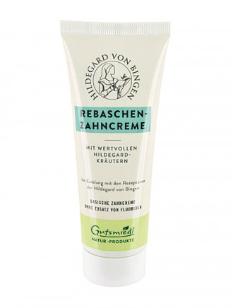 Rebaschen-Zahncreme mit  Bio-Kräutern, 75 ml