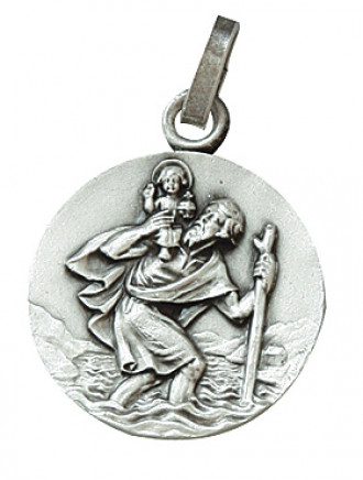Heiligen Christophorus-Medaille, Ø 1,6 cm