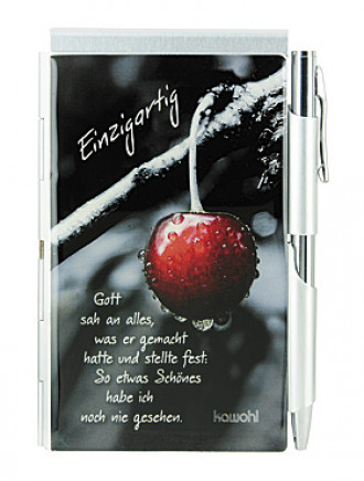 Notizblock "Einzigartig