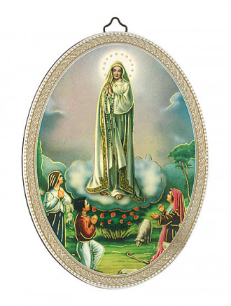 Muttergottes von Fatima, 10,5 x 14 cm.