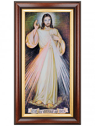 Jesus, ich vertraue auf Dich-Bild, 25 x 47 cm