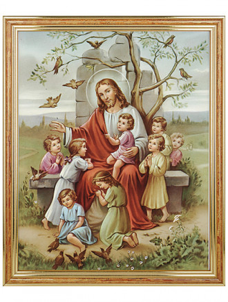 Paradies unschuldiger Kinder-Bild, 23 x 28 cm