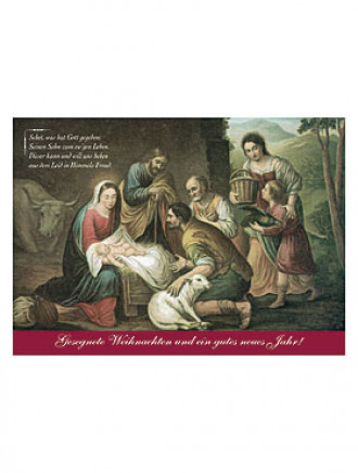 Weihnachten-Karte, A6