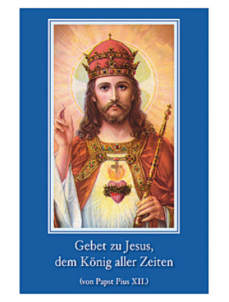 Gebet zu Jesu, Gebetszettel, 4-seitig