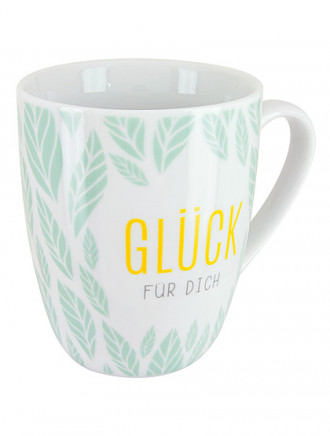 »Glück für dich« Porzellantasse, 250 ml