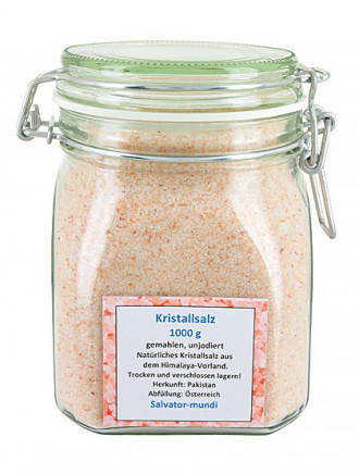 Kristallsalz gemahlen, 1kg