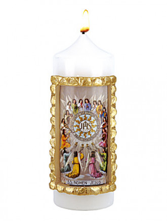 Namen Jesu-Kerze, 6 x 16 cm