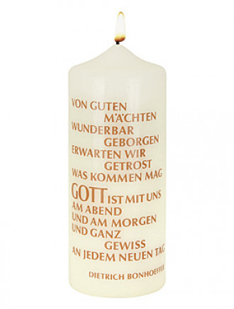 Von guten Mächten-Kerze, 6 x 15 cm
